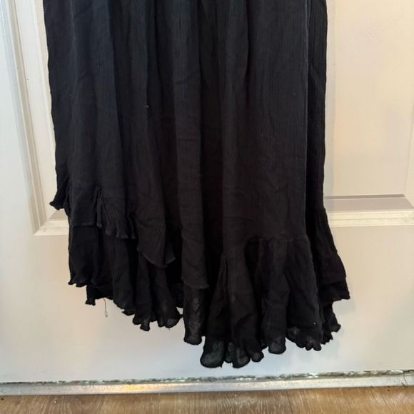 NWT Free People Adella Black Maxi Slip Dress - Picture 9 of 12